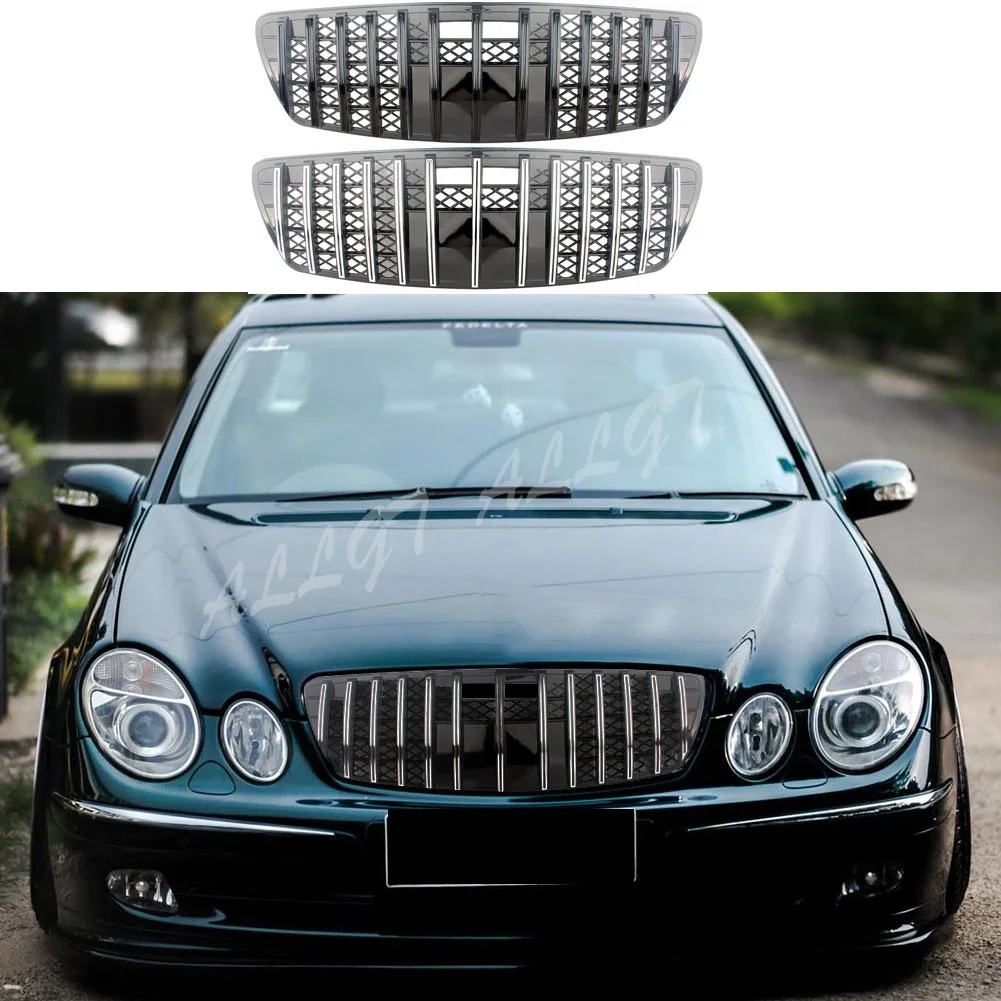 

Front Grill GTR Style Grille Bumper For Mercedes-Benz E-Class W211 E200 E220 E 270 E240 E320 E350 E550 2003 2004 2005 2006