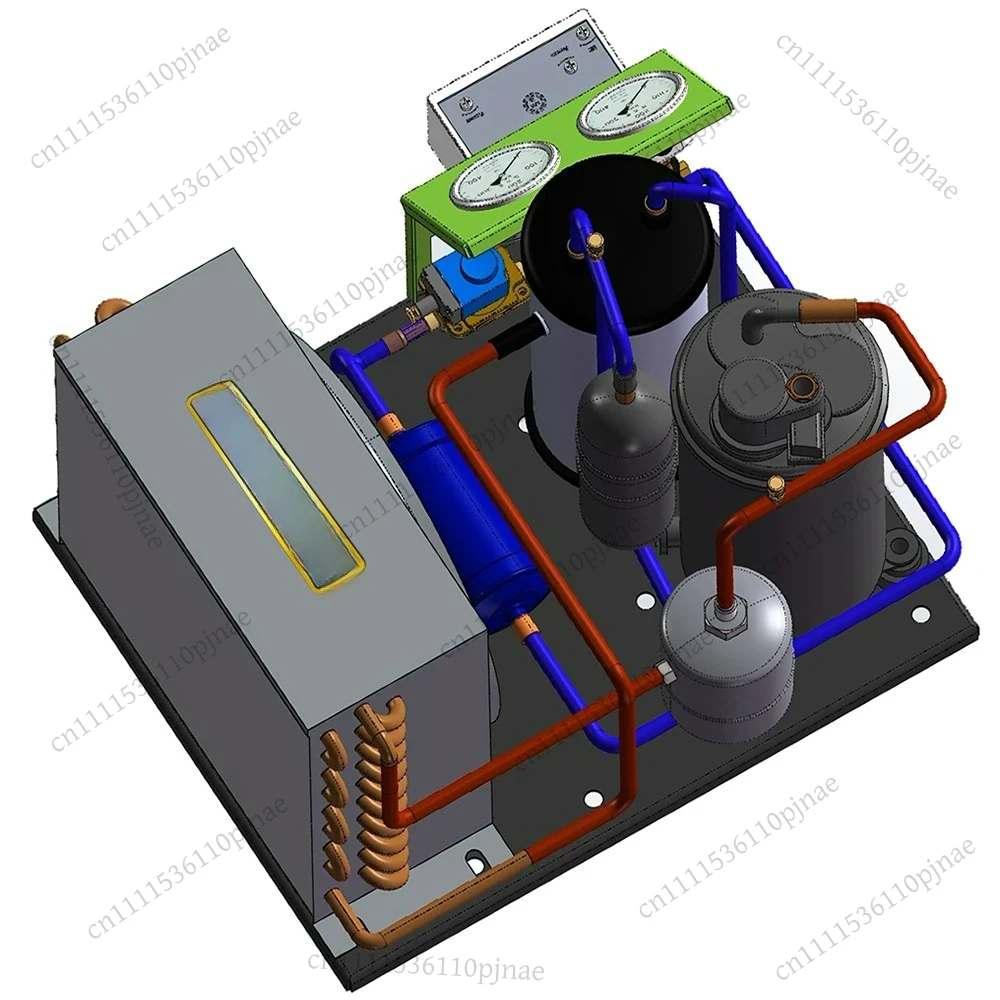 Oil separator with capillary throttle is special design for small hermetic compressor freezers to return oil successfully