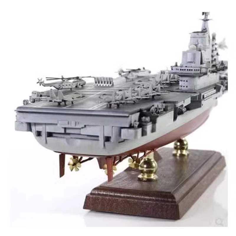 Metal Ship Model Aircraft Carrier Finished Product 1/700 Liaoning Aircraft Carrier Simulation Deluxe Version Ship Model Toy Gift