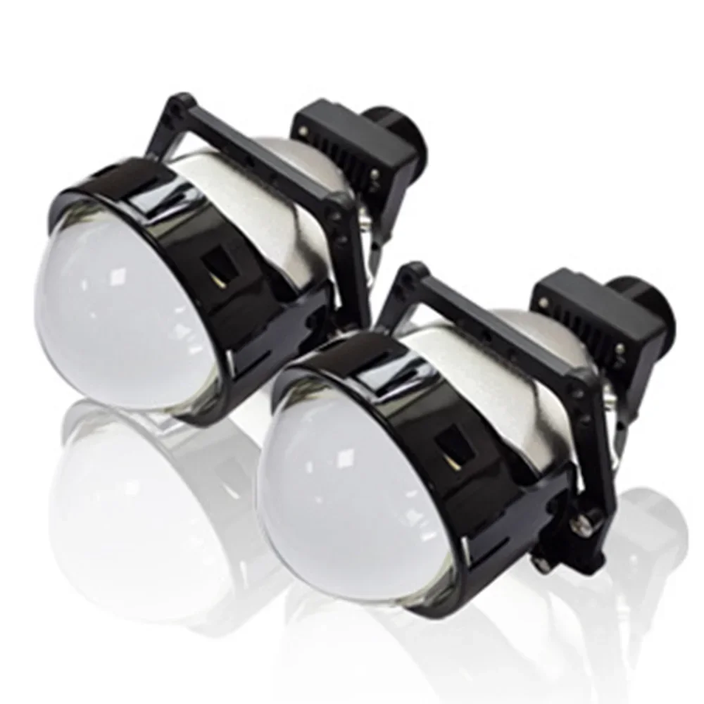 Transform Your Car Lights with Fish Eye Non-destructive Install 3 Inch Bi LED Projector Lens