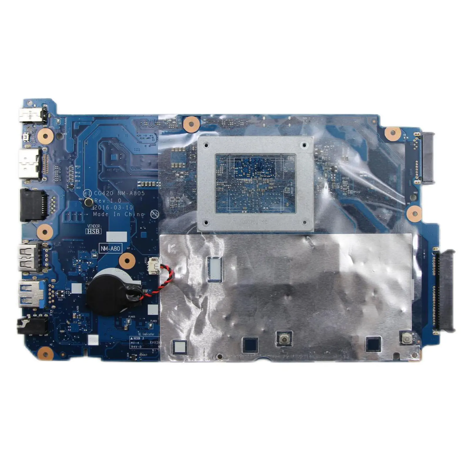 NM-A805 Main Board for Lenovo IdeaPad 110-14IBR Lenovo Laptop Motherboard with CPU N3160 4G RAM 100% Work