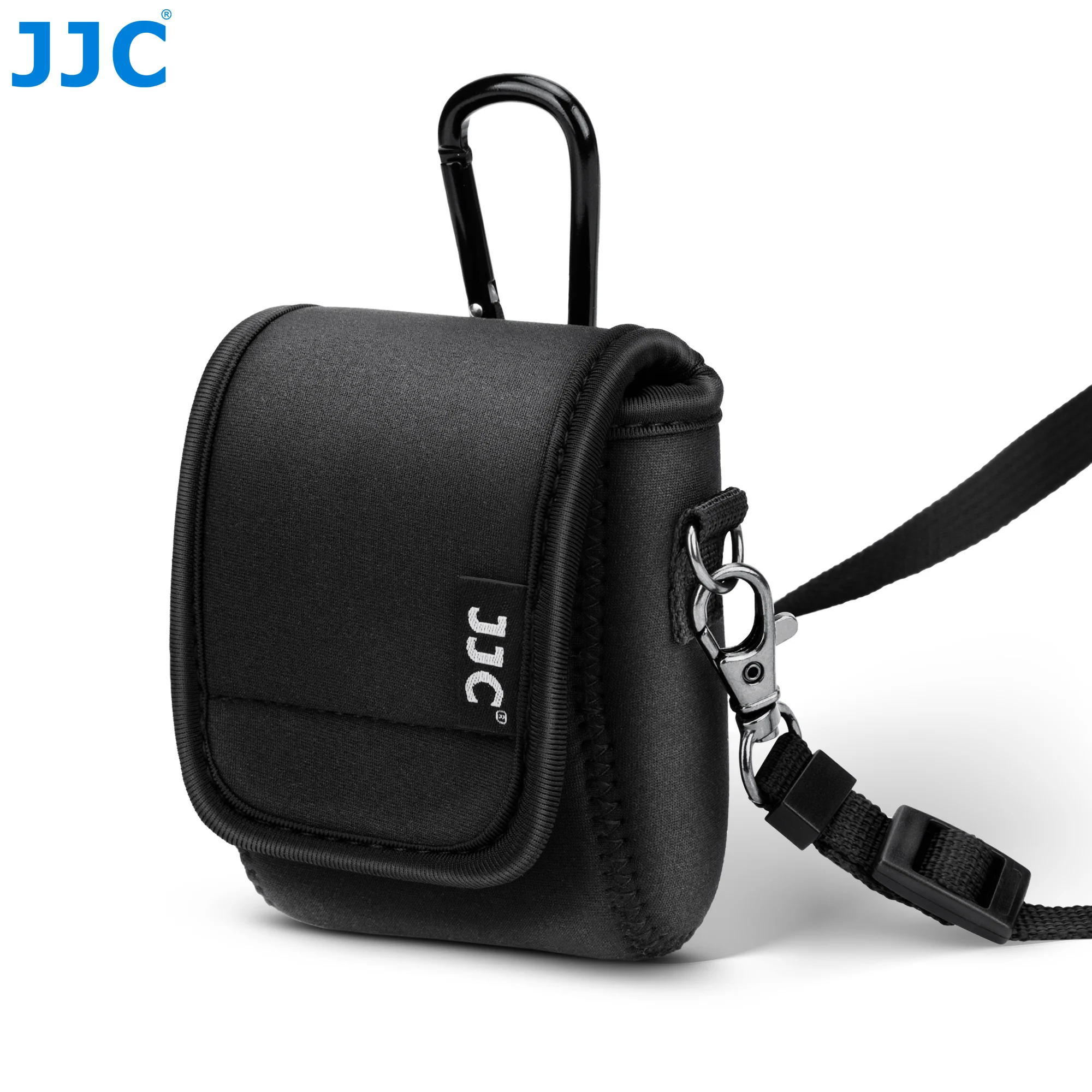 JJC Neoprene Carry Case for DJI Osmo 360 Canon PowerShot V10 Vlog Camera Shockproof Travel Storage Pouch Crossbody Bag