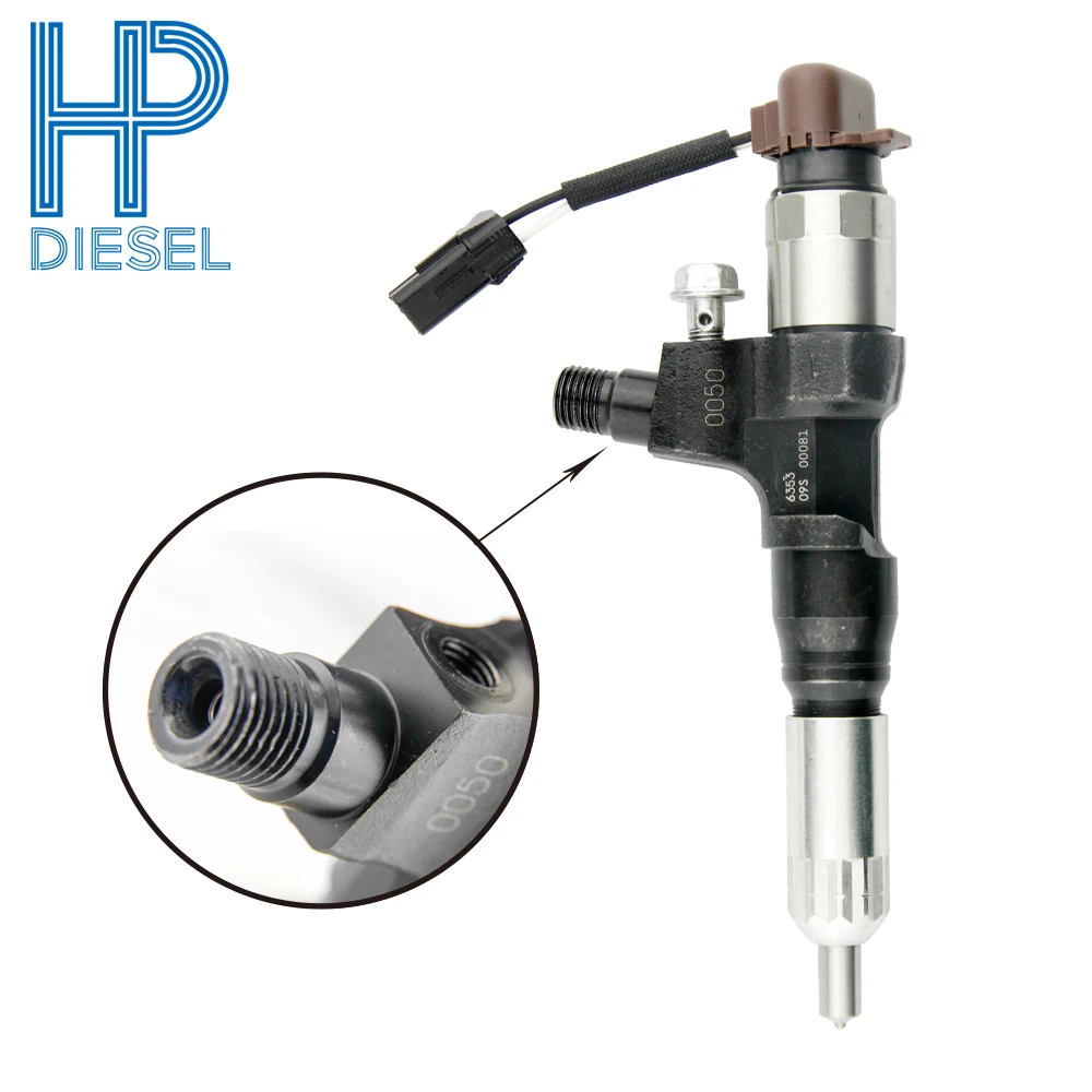 

4pcs/lot Fuel Injector 095000-6353 New High Pressure For DENSO for Earthmoving Equip Fast Shipping to BR ISO Certified