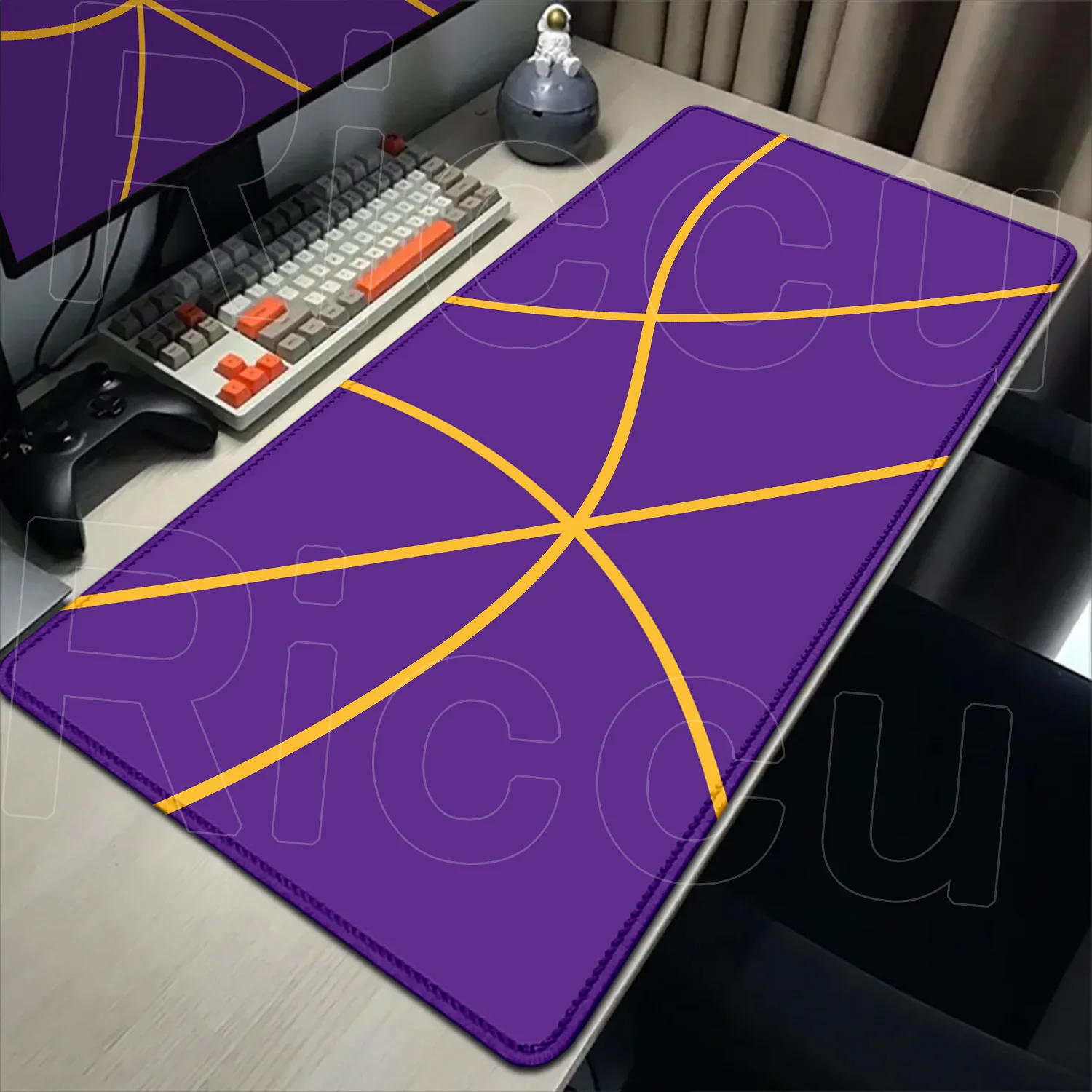 Basketball line texture 400X900MM Mouse Pad Large Gaming Mousepad Offices PC Accessories Laptop Office Rubber Stitched Desk Mat