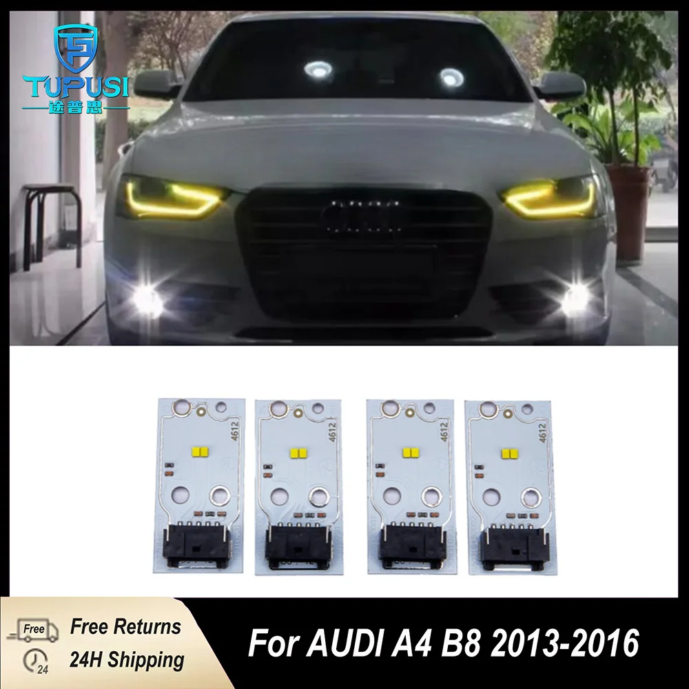 

Yellow LED Board for Audi A4 B8 Angel Eye Yellow Led Running Lights Module for 2013-2016 Drl Chip Upgrade for audi A4