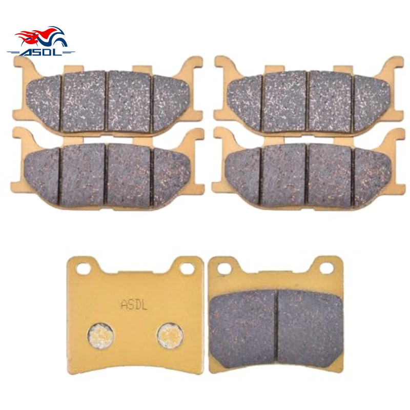 Pastillas de freno delanteras y traseras de cerámica para Yamaha Vstar 1100 XVS1100 v-star 1100 Custom Classic Silverado 1999-2009 2005 2006 2007 2008