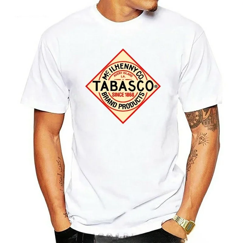 mens summer Tops Hattori  Classic harajuku mens summer funny t shirt men novelty tshirt Tabasco Sauce Heather T-Shirt - Label