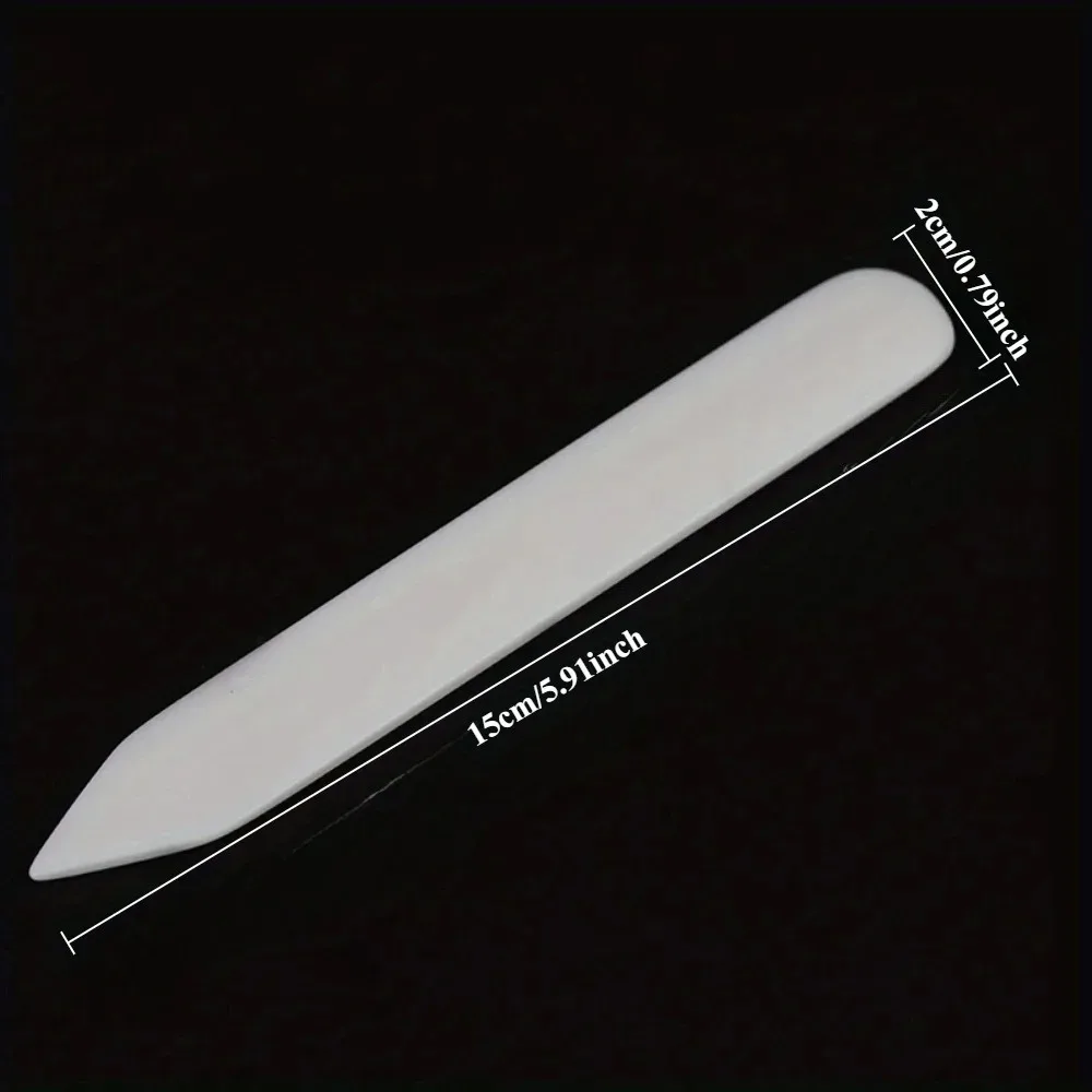 1PC Professional Leather Craft Decontamination Scraper, for Creasing Paper Edge Binding, Handicraft Hobbyist Tool