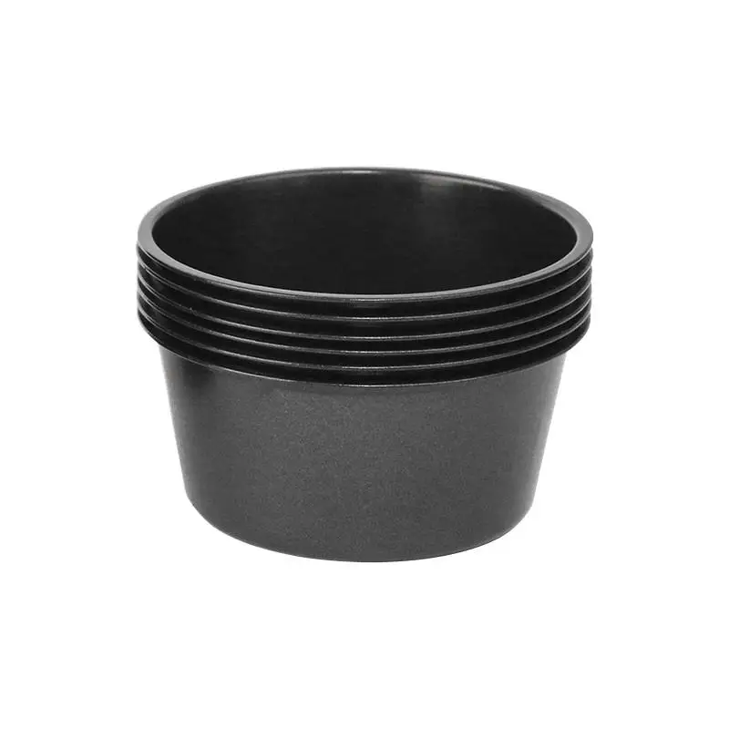 1/5PCS 100/200ML Baking Cups Muffin Pan Baking Occasions Compact Cupcake Molds For Air Fryers Compact Design Efficient Storage