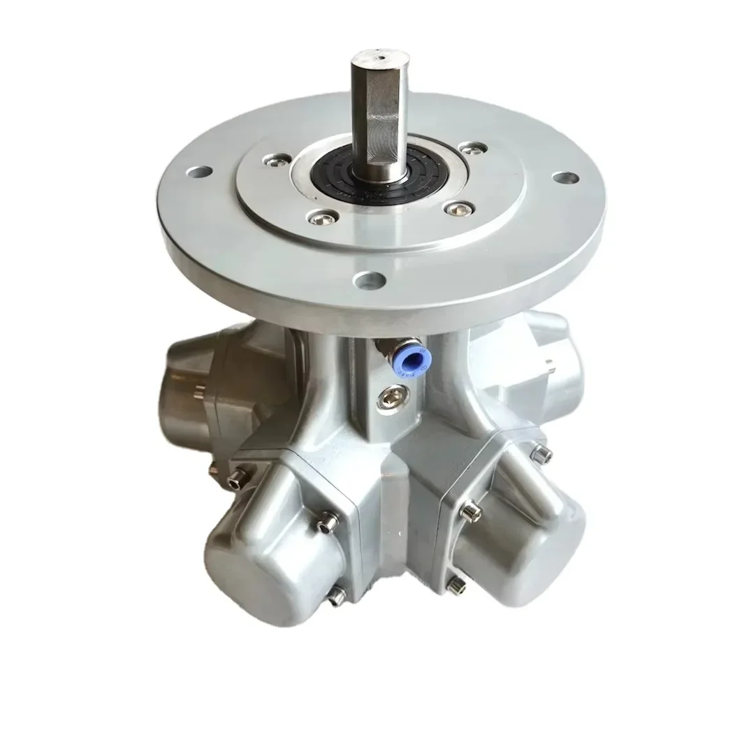 

TMH-1.5-200 Efficient Aluminum 200mm Flange Pneumatic Motor 28N.M 1.125KW Customizable OEM Air Motor for Maximum Productivity