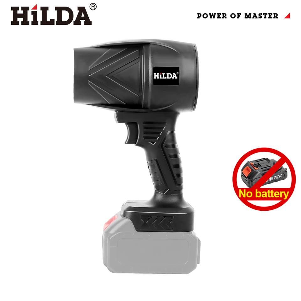 HILDA 1000W Air Blower Handheld Storm Force Cordless Dust Blaster Snow & Leaf Sweeper Turbo Jet Cleaner Pro for Makita Battery 