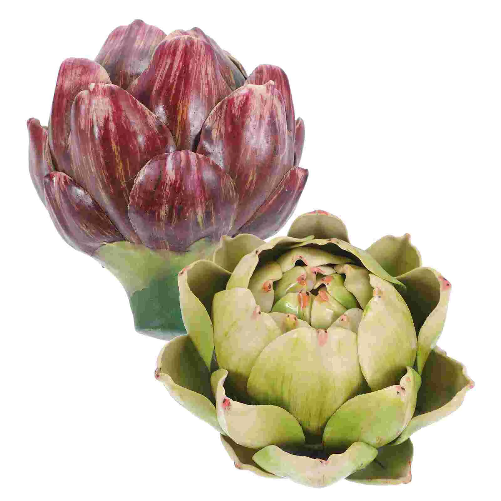 

Artificial Artichoke Model House Decorations for Home Flower Plants Ornament Silk