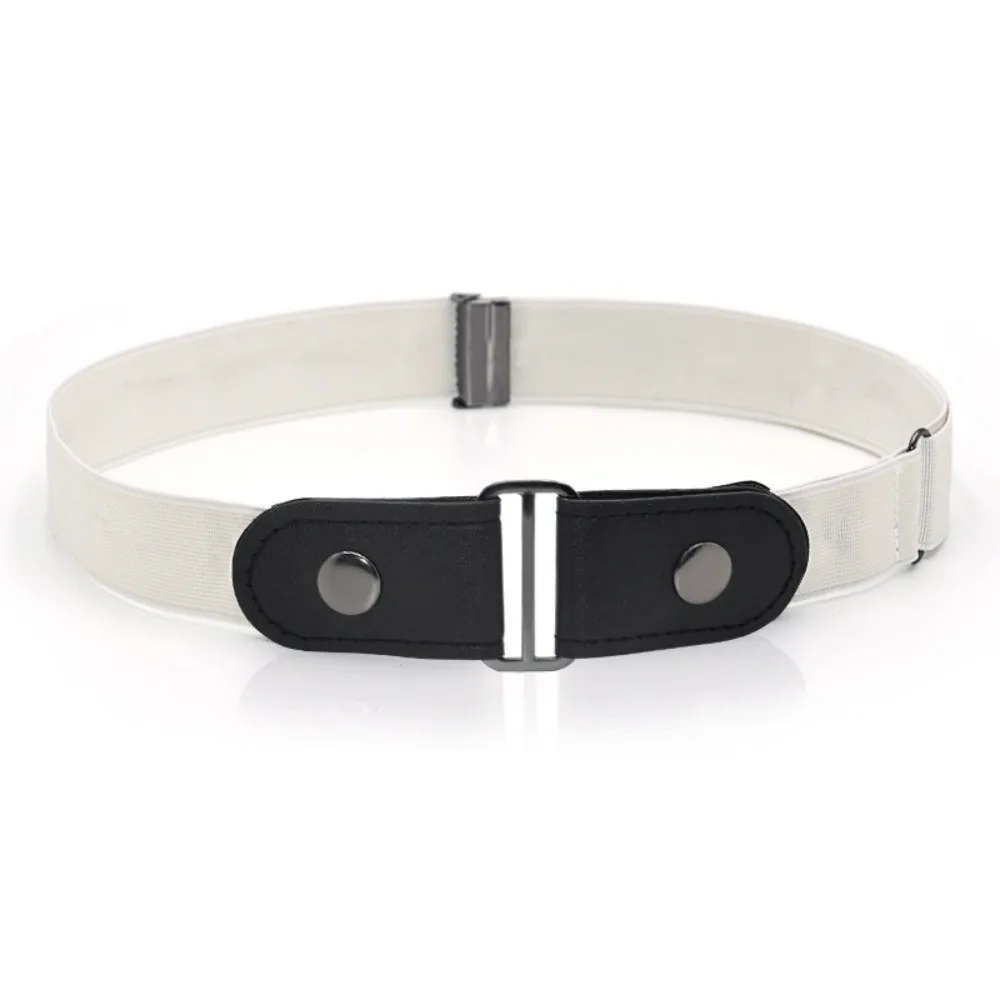 Nuevo Cinturón Elástico Invisible para Mujer, Unisex, Extensible, Cinturón Mujer, Correa Delgada, Cinturón Elástico para la Cintura, Sin Hebilla