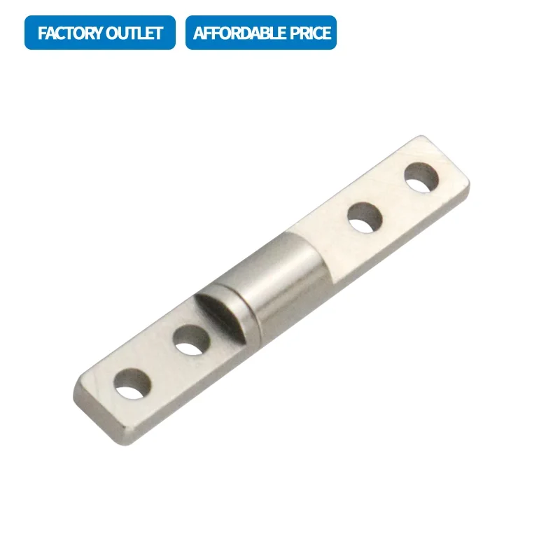 (7 Pieces) 360 Degree Rotating Hinge I-Type Small Damping Shaft Circular Bar Shape Arbitrary Stop Notebook Hinge Instrument