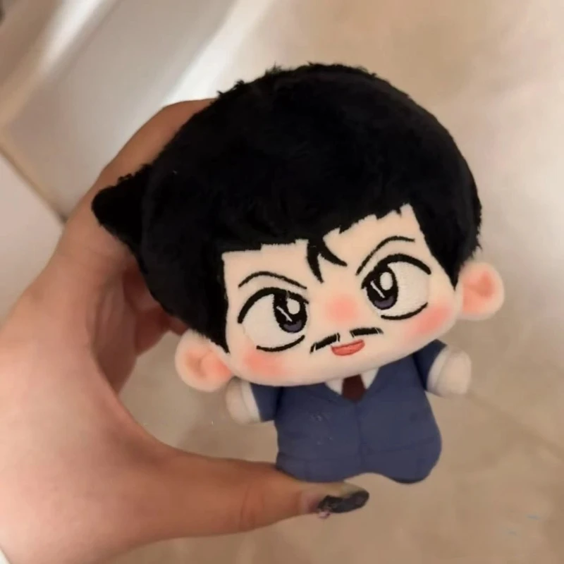 

Stuffed 10cm Anime Game Kogoro Mori Detective Cartoon Plush Doll Toy COS Dress-up Children Adults Collectible Cotton Gifts