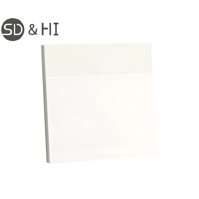 5Pcs Simple Solid Color Self-Adhesive Sticky Notes Notepad High-quality Sticker Notepad Office School Stationery Accessories