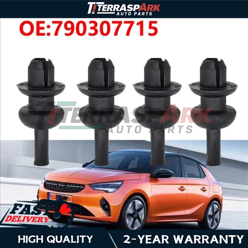 4pcs REAR HAT RACK STRING CLIPS 7903077159 For Vauxhall Corsa F 2019 2020 2021-