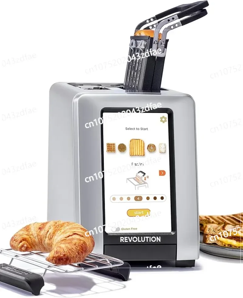 For R270 High-Speed Touchscreen Toaster, 2-Slice Smart Toaster with Patented InstaGLO Technology, Warming Rack & Panini P