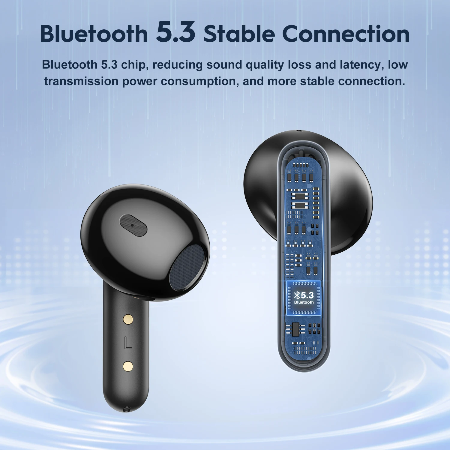 سماعات Bee X6 بلوتوث ، V5.3 TWS ، سماعة رأس لاسلكية ، لعبة ، سماعات رأس موسيقية مع مقصورة بطارية ، سماعات أذن صغيرة ، سماعات أذن ، جديدة