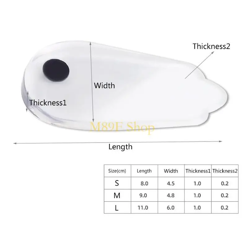 M89F 1PAIR MASSAGE MASATES Wkładki żelowe O/X Orthotyka Ortotyka Obcina Kopicyjna Masaż Masaż Masażu Masaż