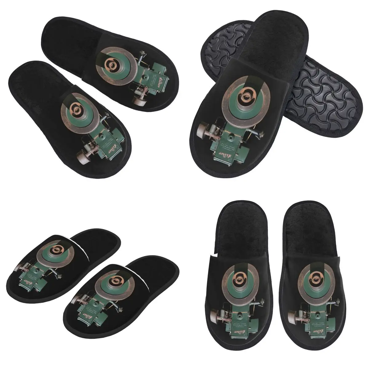 

Custom The Lister D Slippers Memory Foam Warm Soft Women House Slipper Indoor Cozy Shoes