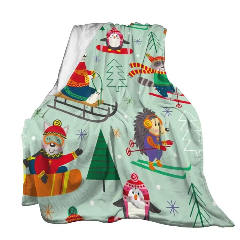 

Toddler Blankets For Boys Comfortable Throw Blanket With 3D Printing Toddler Blankets Easy Care Machine Washable Fun Animal