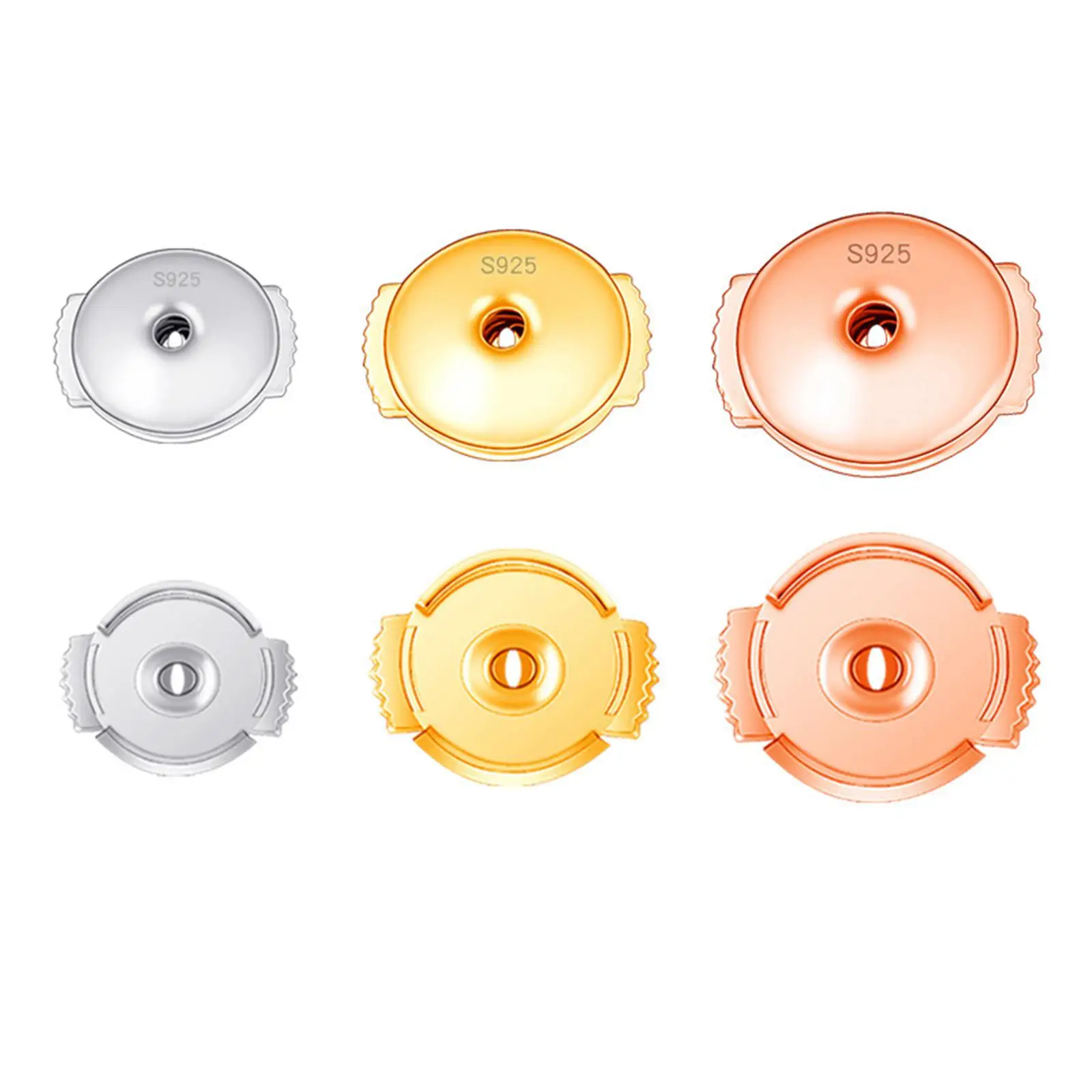 Earring Backs Stoppers Jewelry Findings Secure Replacements Spring Earring Backs Replacements for Women Gift DIY Earring Lovers