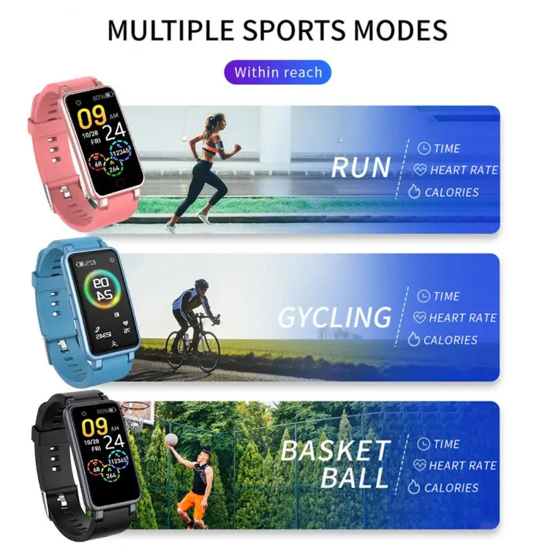 C2 Plus Men Women Smart Watch  Sport Fitness Smartwatch Call Reminder Heart Rate Monitor ladies Watch Waterproof For iOS Android