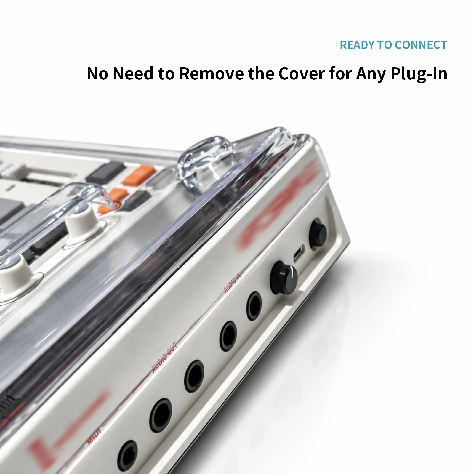 Transparent Dust Cover Compatible with Akai Professional MPC Sample, Clear Polycarbonate PC Protective Hard Cover, Dustproof Scr image 3