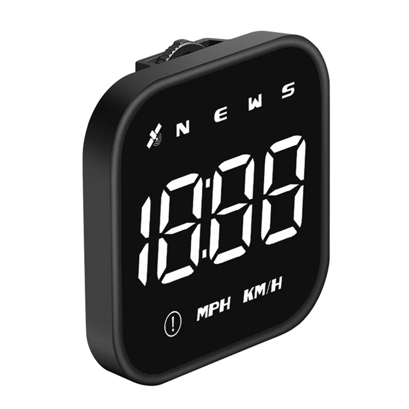 

HUD Car Speedometer Timetable Speed Alarm GPS Head-Up Display Auto Electronic Accessories Fits All Cars