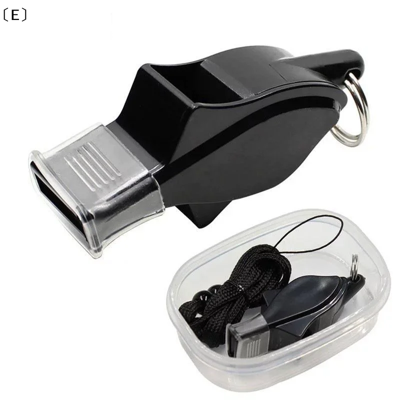 〔E〕Sports Dolphin Whistle Seedless Plastic Whistle Professional Soccer Basketball Referee Whistle Outdoor Sport