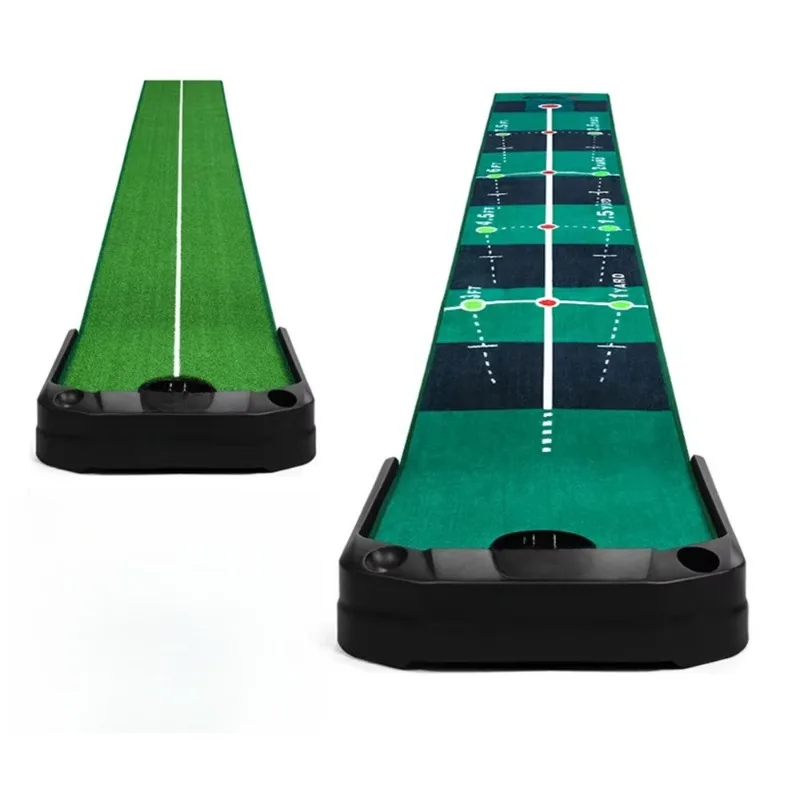 Indoor Putting Mat Golf Training Aids Fit Home Office Compact Size Convenient Setup For Quick Warm Up And Putting Skill Exercise