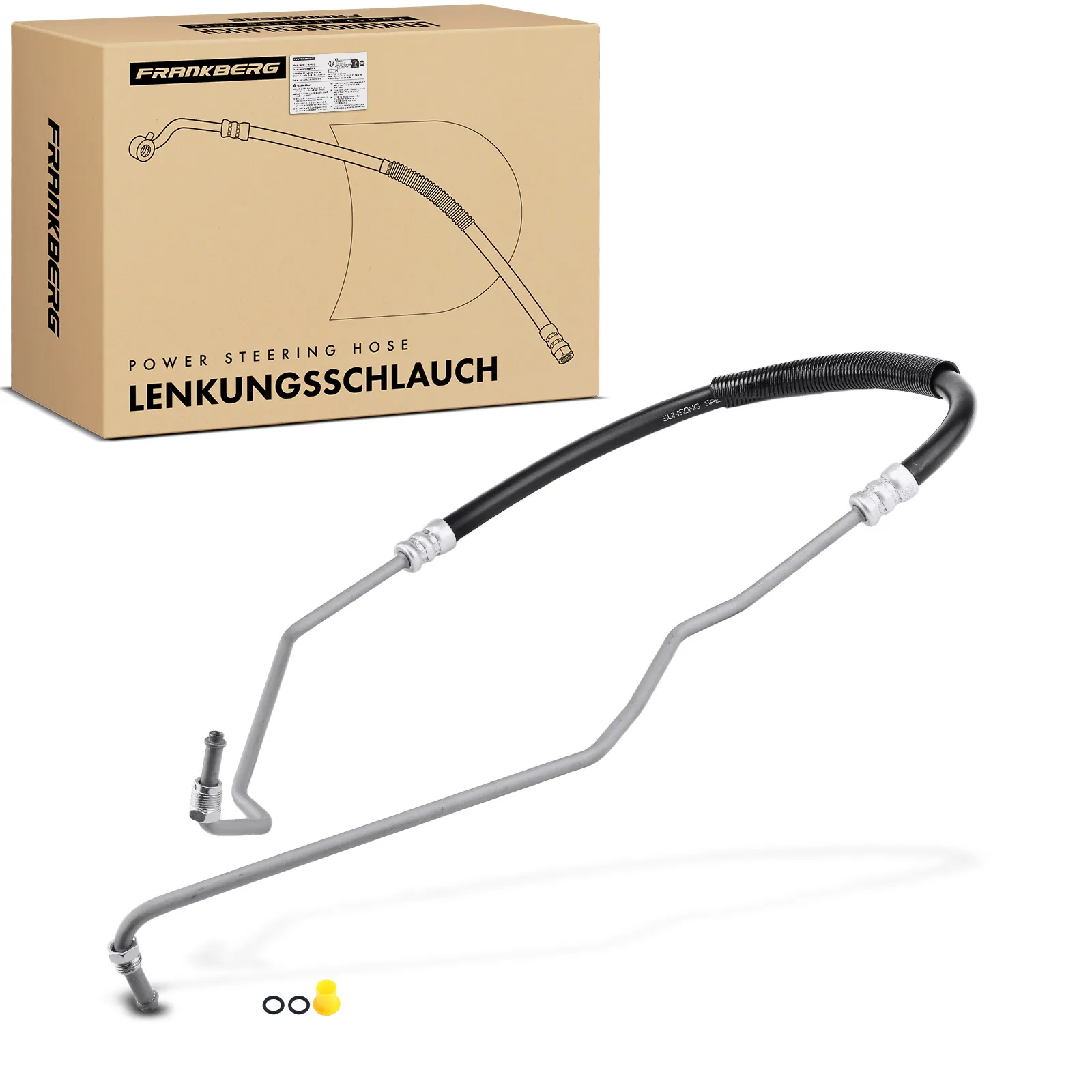 Frankberg 1x Tuyau de direction assistée pour VW Polo 6KV5 Caddy 9K9B Seat Cordoba 6K Ibiza Inca 58483 6K1422893A 3405577