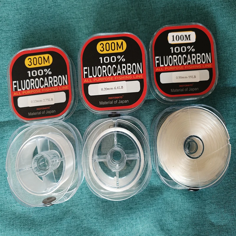 300M100M 100% Fluorocarbon Dây Câu Cá Trong Suốt Sợi Carbon Lãnh Đạo Dòng Size Lớn Chất Liệu Từ Nhật Bản Dòng Cho Cá Chép Câu Cá