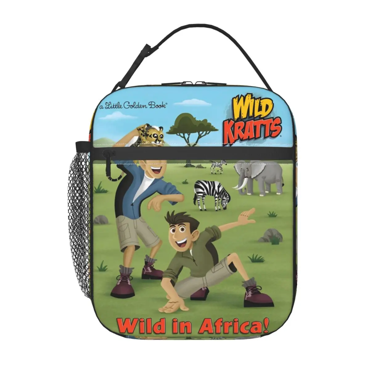 

Изолированный ланч-бокс Wild Kratts Аниме Аксессуары Ланч-бокс для еды Уникальный дизайн Термальный холодильник Ланч-бокс для путешествий
