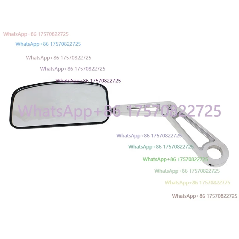 B22M Wakeboard Tower Mirror, with Polished Aluminum Adjustable Mirror Mount