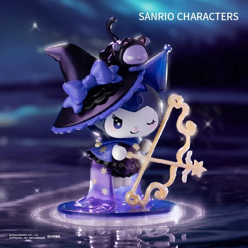 サンリオ星月夜パーティーマジシャンシリーズフィギュアブラインドボックストレンディプレイテーブル装飾飾り女の子ギフトクロミハローキティ