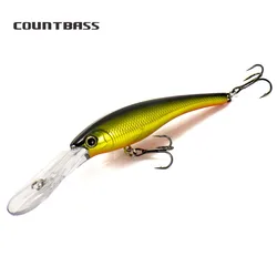 COUNTBASS-Leurre méné rigide en plastique, appât Élidéal pour la pêche à l'alose, au bar, au brochet ou à la perche, 90mm, 13g