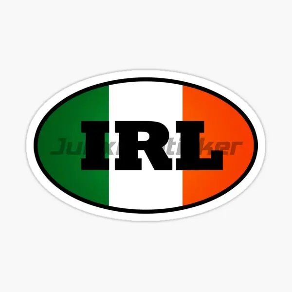 IRL Ireland Irish Flag Four Leaf Clover Stickers Laptop Window Car Moto Truck Wall Laptop Racing Door Bumper Decal Customizable