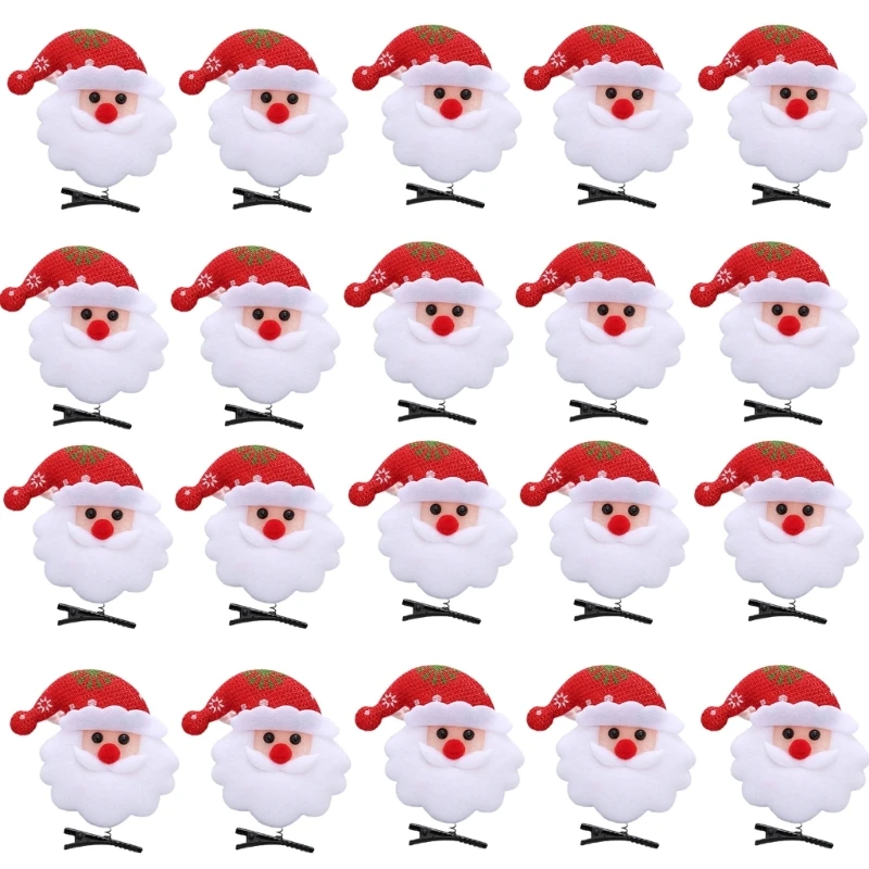 Clip printemps pour filles, accessoires pour cheveux, arbre noël, saison des fêtes