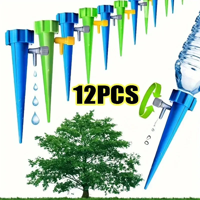 1-48PCS Automatic Drip Irrigation System Self Watering Adjustable for Flower Plants Greenhouse Garden Auto Water Dripper Device