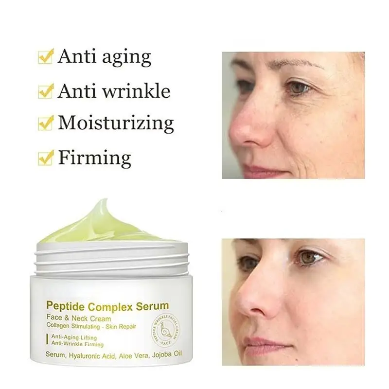 Anti-Rimpelcrème Hyaluronzuur Hydraterende Huidverzorging Peptide Complexe Essence Verstevigende Whitening Schoonheidscosmetica