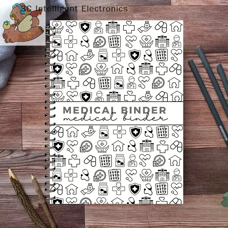 Family Medical Binder Planner Notebook Healthcare Organizer For Adults Medical Planner Bundle Health Binder Doctor Visit Notes