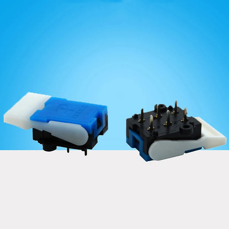 10pcs Blade Repair Parts For Telephone Blue Telephone Hook Switch 6 Pin Intercom Doorbell Switch Retainer Reed Switch