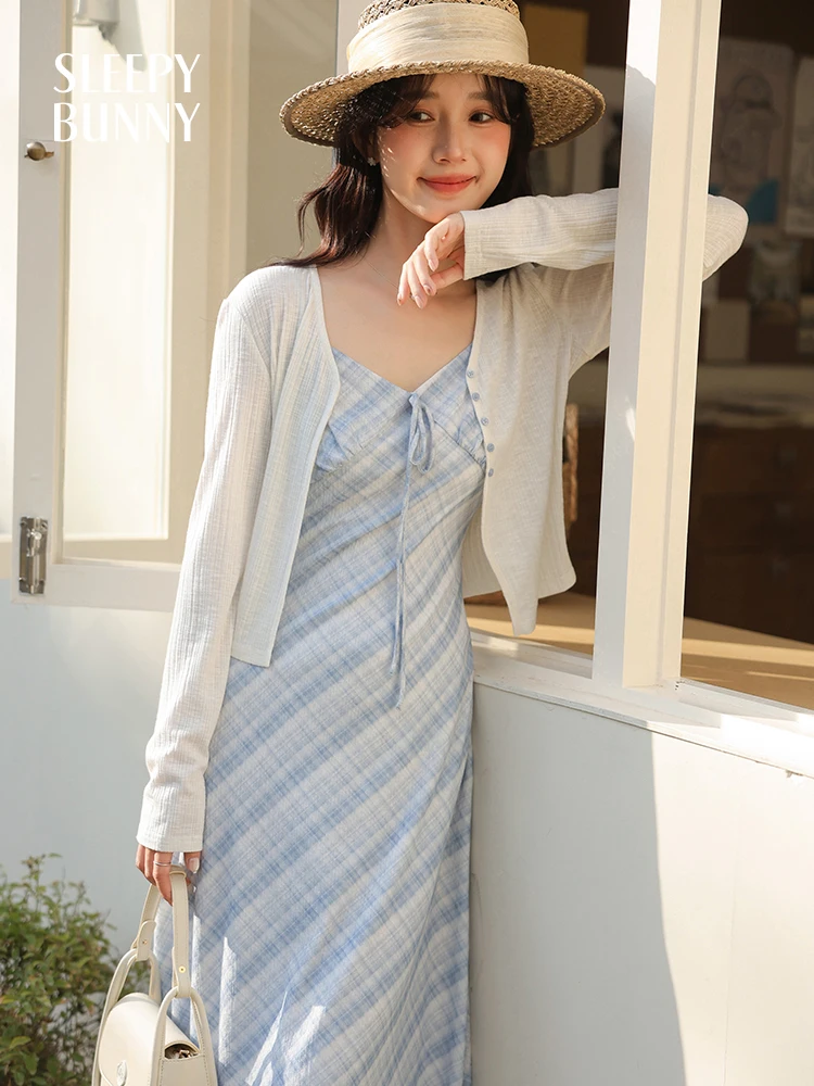 

Women’s White Long Sleeve Knitted Cardigan Shrug, Lightweight Sun Protection Cover-Up for Air Conditioning Casual Outerwear