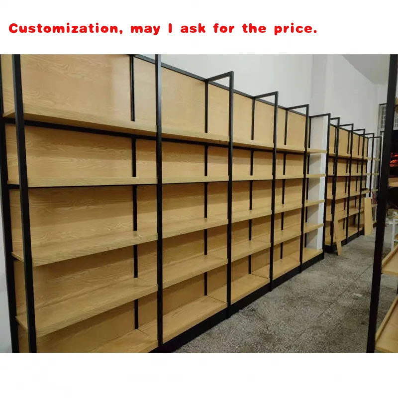 

custom.Custom Wooden Retail Shelving Display Shop Shelves Cosmetic Grocery Display Convenience Store Rack Shelves Retail Sto