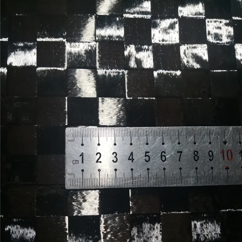 12K Plain Big Plaid Real Carbon Fiber Cloth 80gsm 20mmx20mm Thinkness 0.28mm for DIY Crafts And Engineering Projects