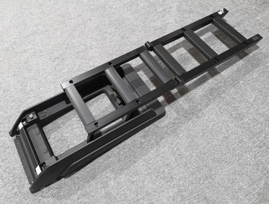 Folding Side Step Climbing Ladder For Tank 300 Defender Roof Rack Side Mobile Ladder