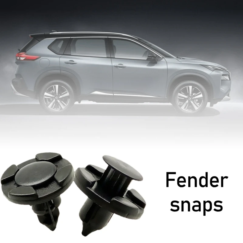 

50Pcs/Set 8MM Rivet Retainer Plastic Car Fastener Clip Auto Bumper Fender Push Type Fixing Clips For Nissan Livina Tiida Sylphy