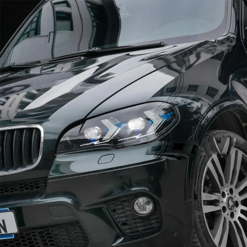 For BMW X5 E70 2007-2013 LED Headlight Assembly Upgrade Newest Styling DRL Signals Head Lamp Auto Accessories Headlights